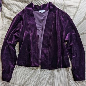 Calvin Klein velvet jacket